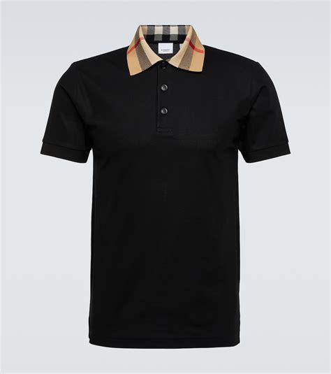 black polo burberry|burberry men's polo outlet.